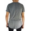 Grey zip pocket T-shirt