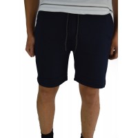 Navy one zip shorts