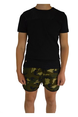 Army camo swim shorts